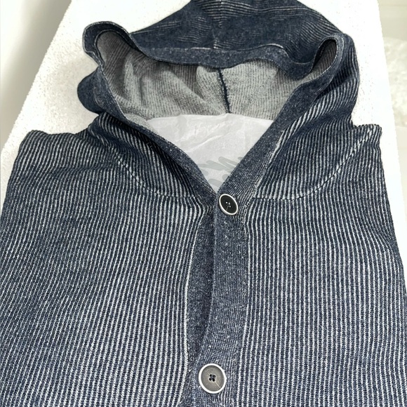 NWT Raffi Hooded Cardigan Sweater 100% Cotton Size XXL - Picture 3 of 16